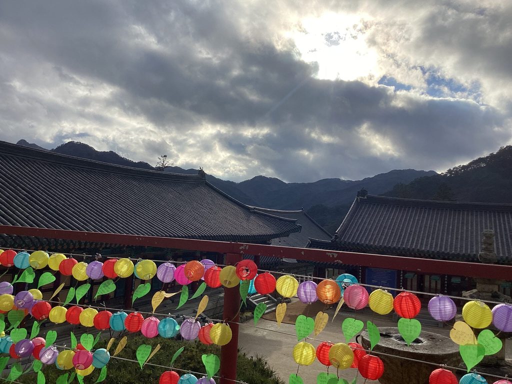 Dhamma Treasure Temple prayer lanterns