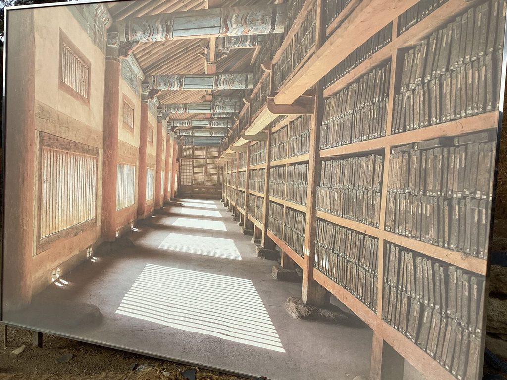 Dhamma Treasure Temple photo of the inside of the storage areas